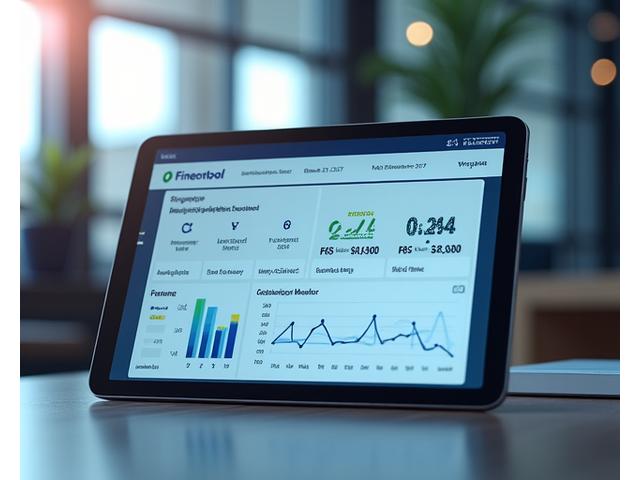 Modern dashboard displaying high payroll accuracy and financial reports.